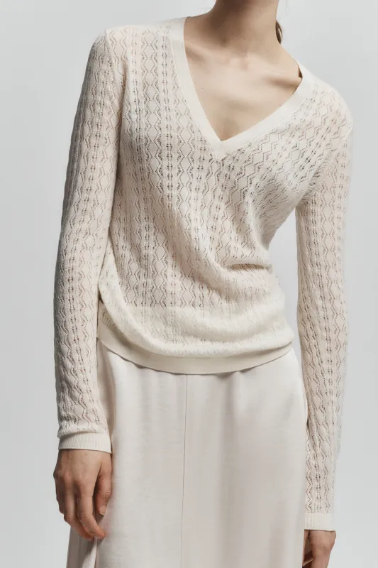 Wren Pointelle Knit made by Saint Art