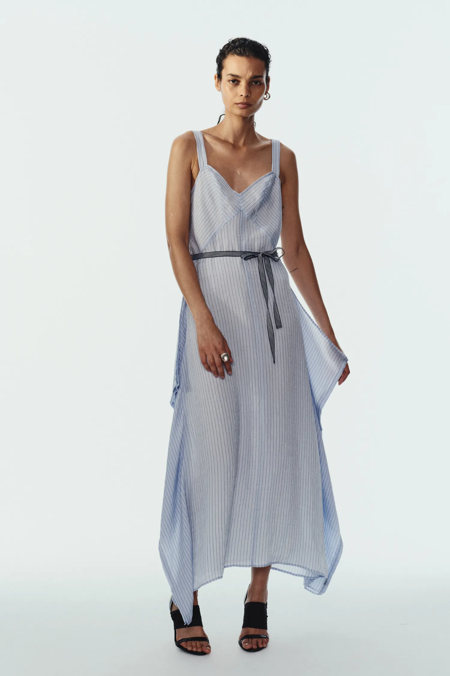 Marin Pinstripe Dress sold by Saint Art product image thumbnail 2