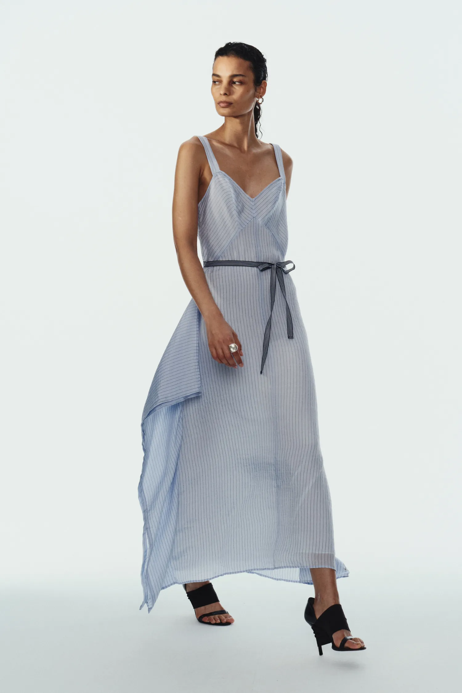 Marin Pinstripe Dress sold by Saint Art product image thumbnail 5