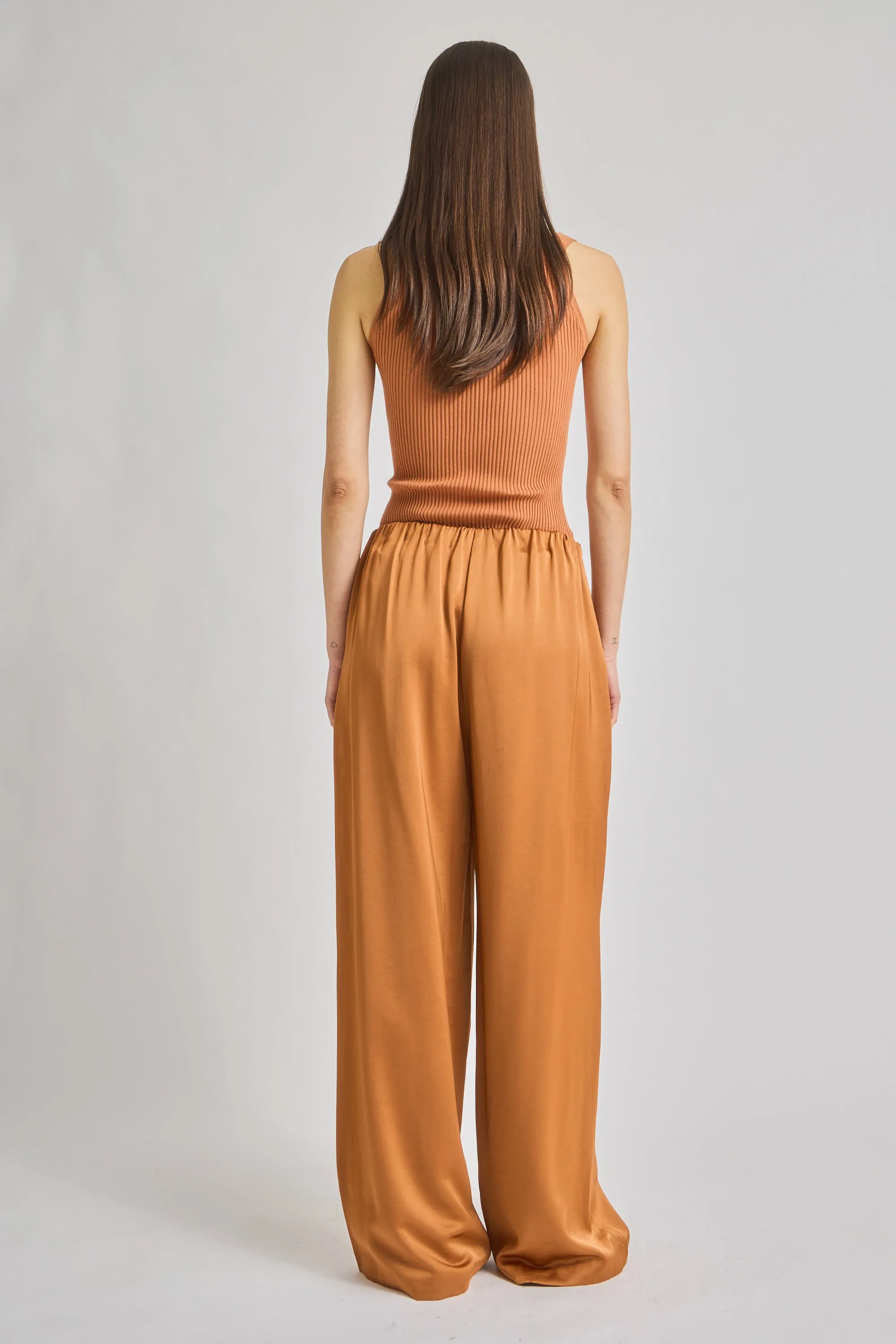 Ines Ribbed Tank, Pecan sold by Saint Art product image thumbnail 4