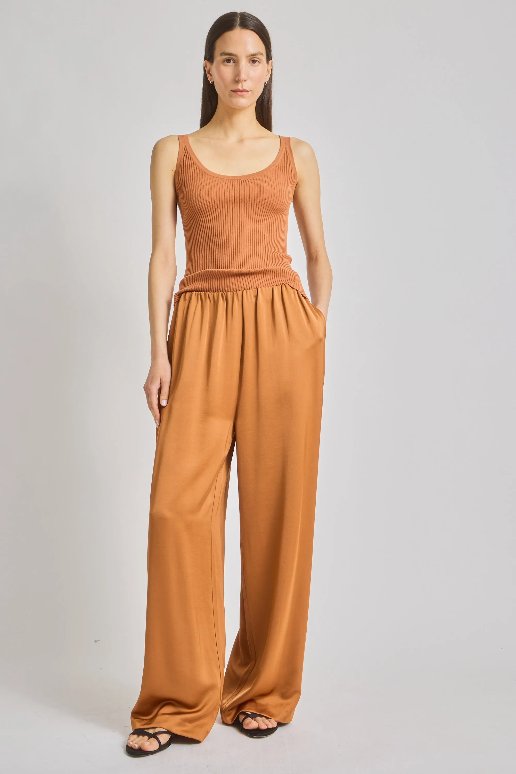 Ines Viscose Ribbed Tank sold by Saint Art product image thumbnail 4