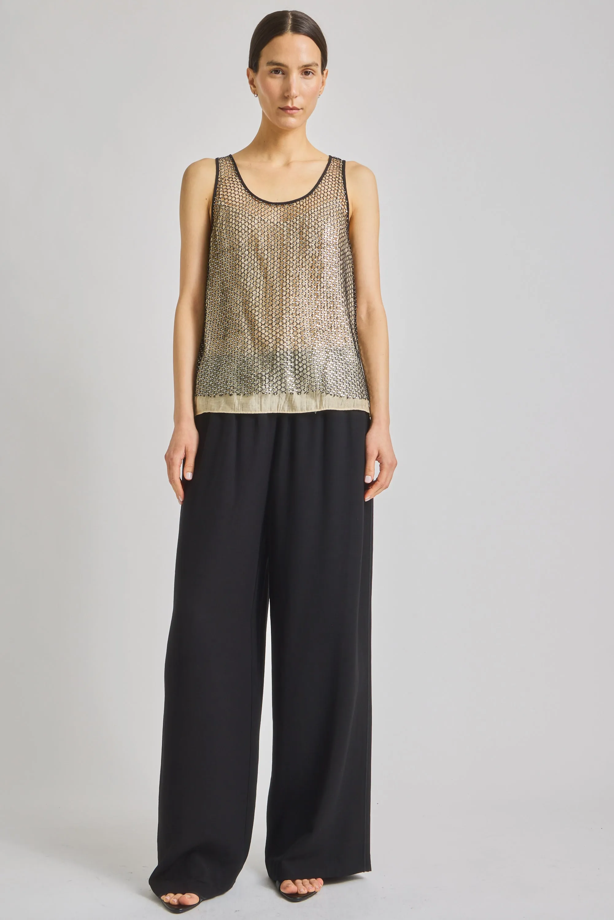 Menton Mesh Sequin Top sold by Saint Art product image thumbnail 3