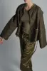 Oliver Quilted Jacket, Olive sold by Saint Art