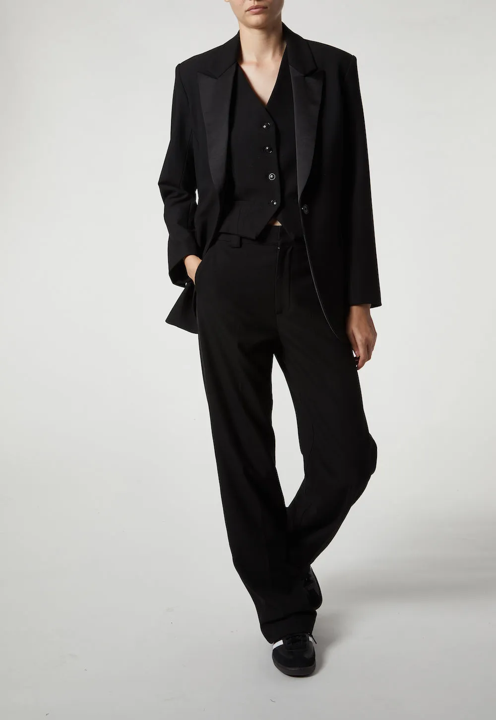 Dylan Tuxedo Jacket, Black sold by Saint Art product image thumbnail 4