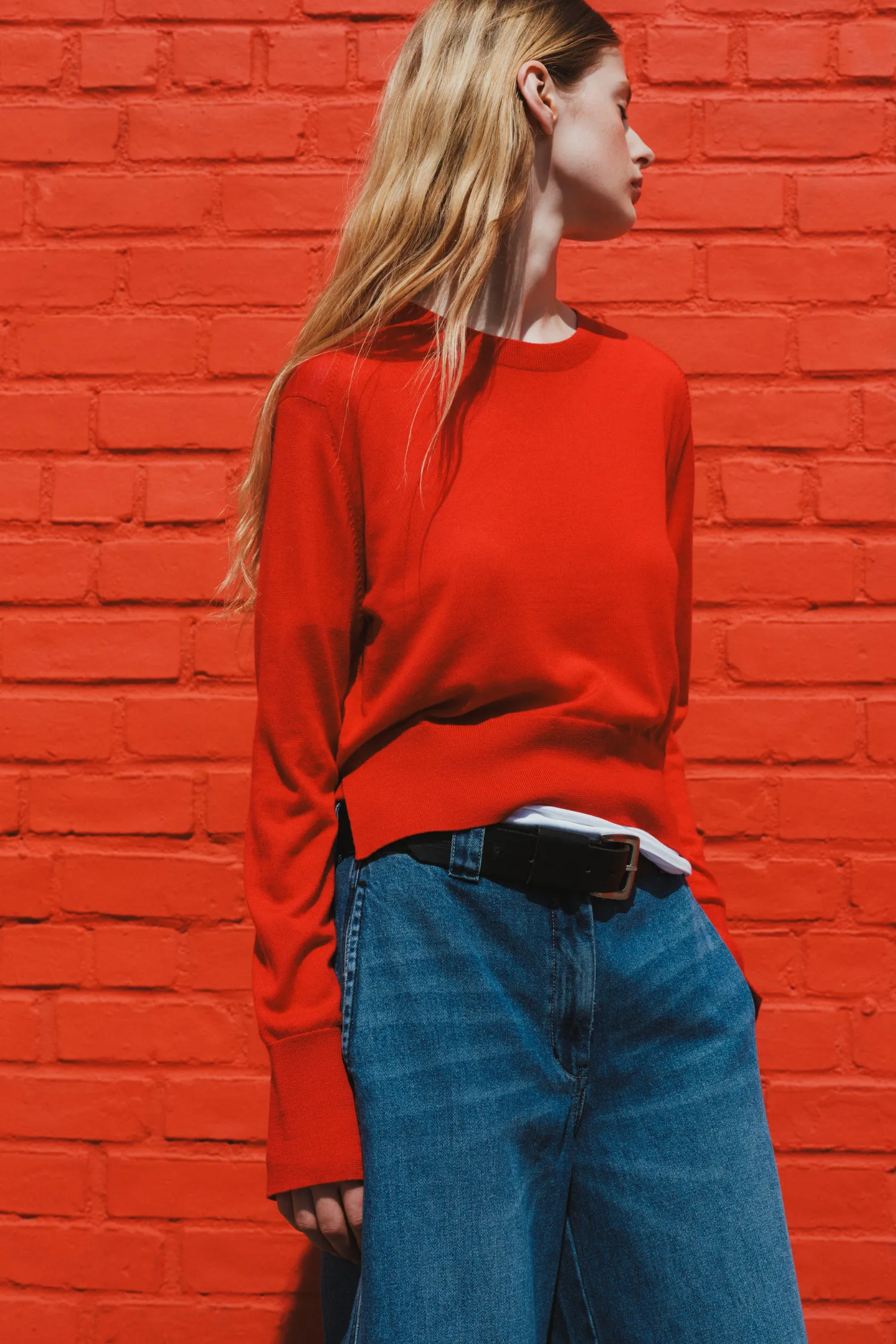 Elodie Layered Crewneck Knit sold by Saint Art product image thumbnail 2