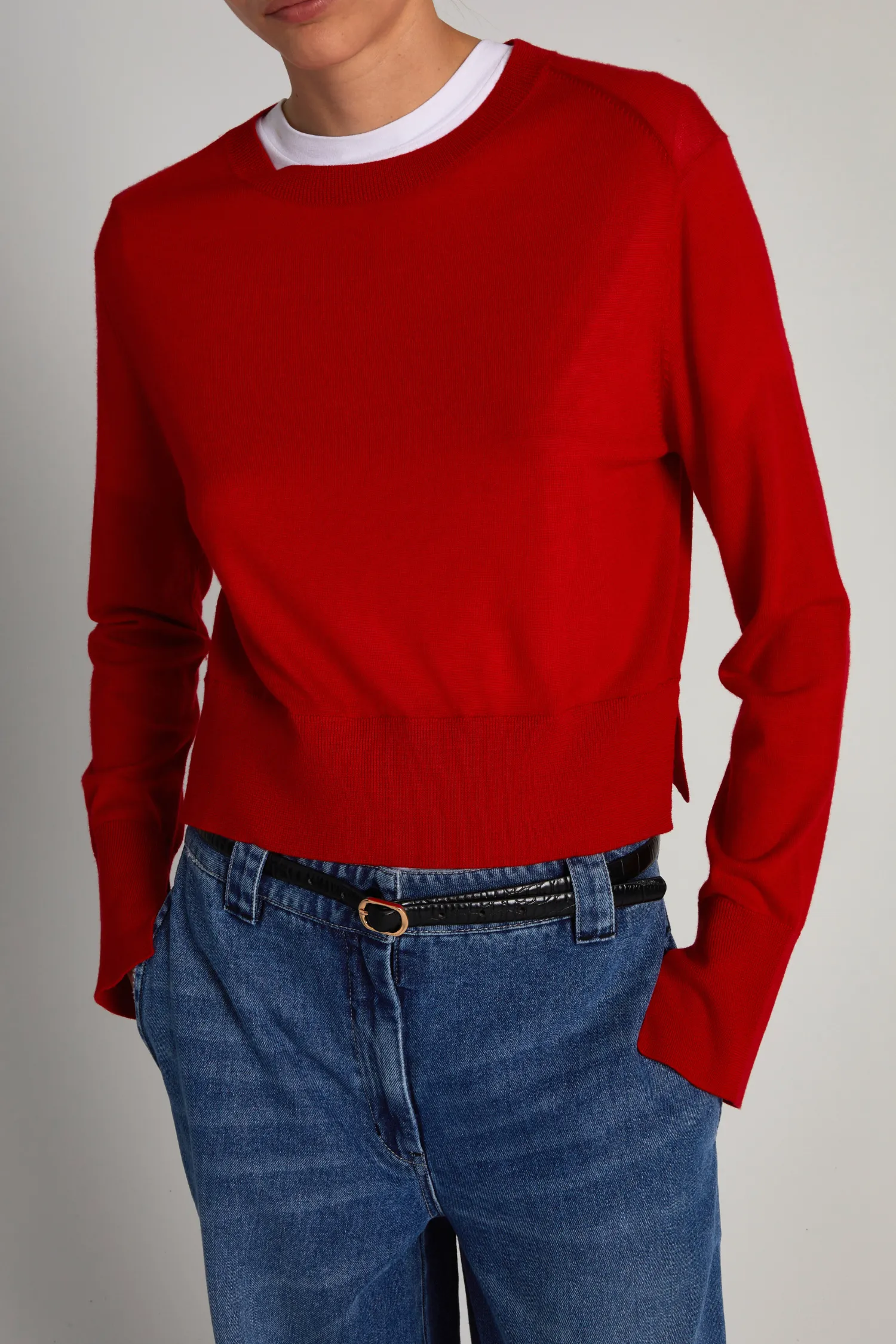 Elodie Layered Crewneck Knit sold by Saint Art product image thumbnail 4