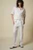 Marina Long Sleeve Blouse, Off-White Pinstripe sold by Saint Art