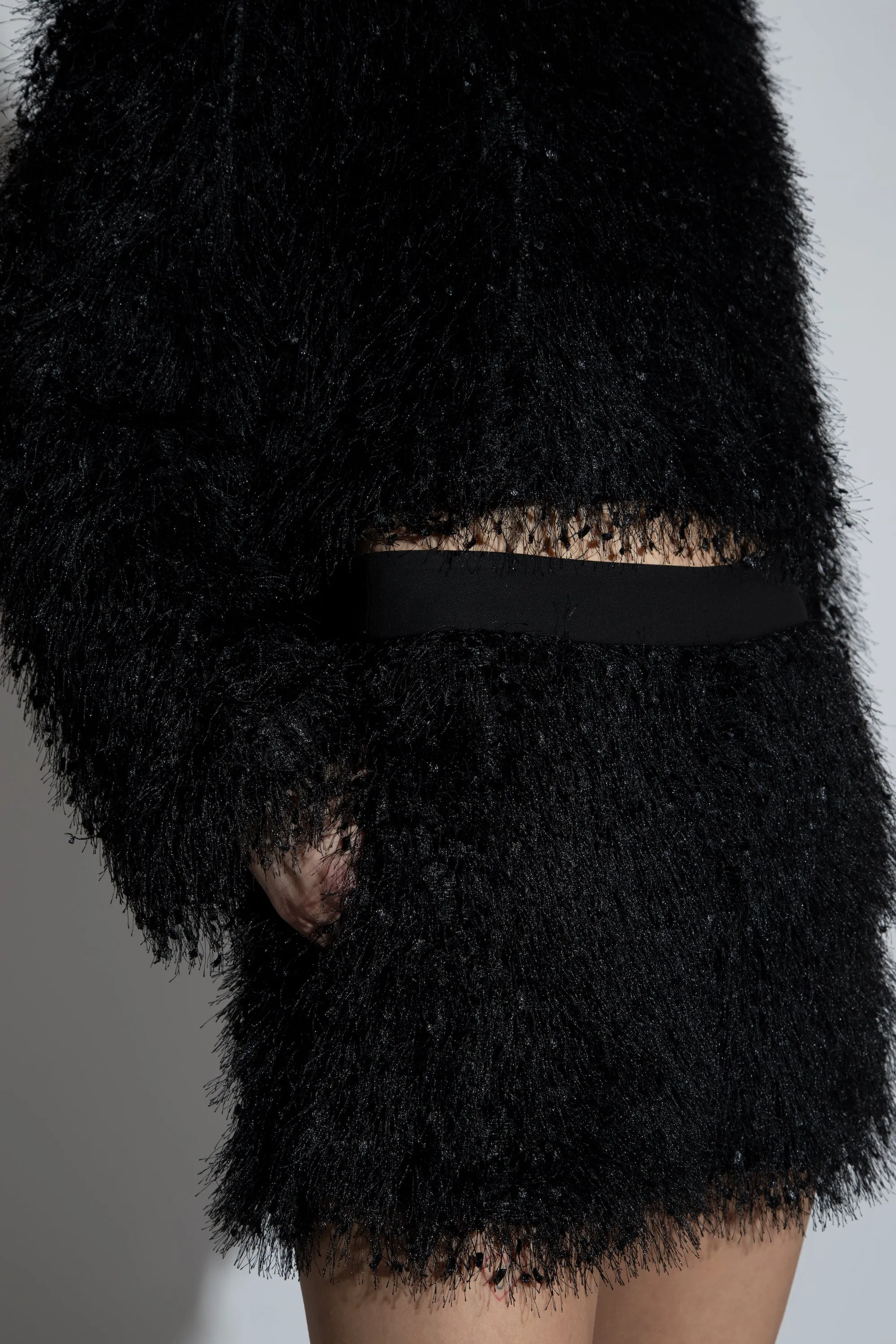 Greta Feather Top, Black sold by Saint Art product image thumbnail 4