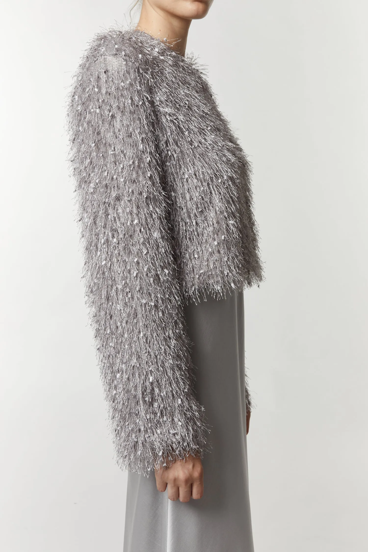 Greta Feather Top, Silver sold by Saint Art product image thumbnail 2