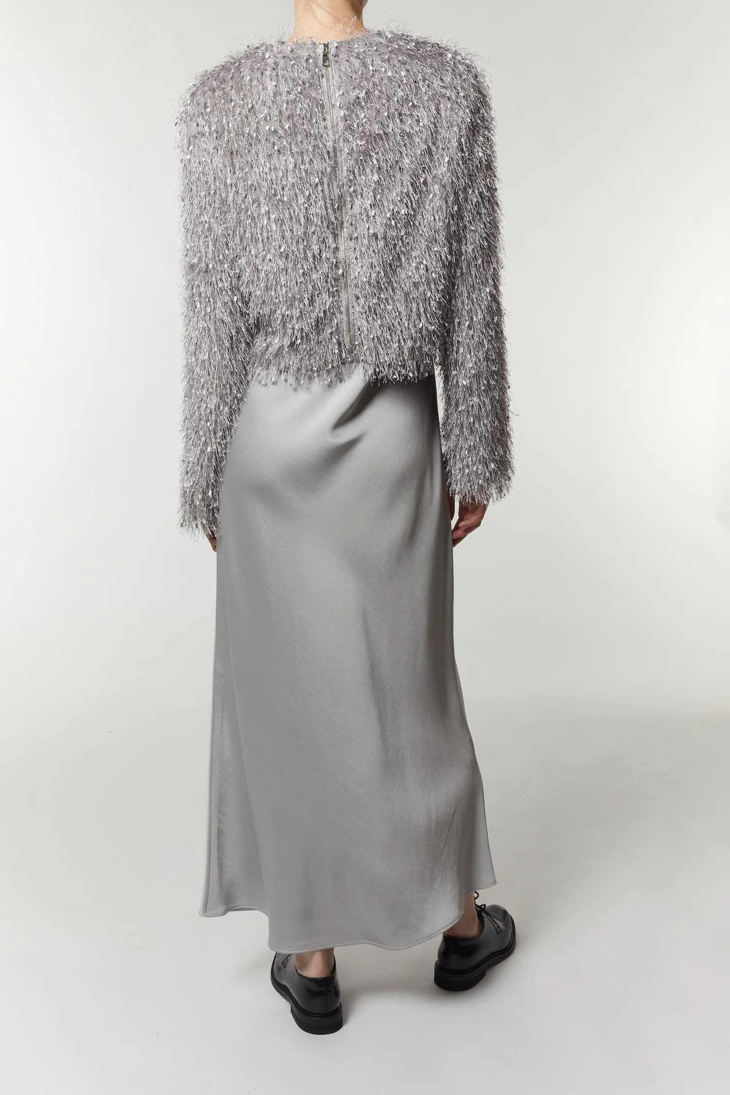 Greta Feather Top, Silver sold by Saint Art product image thumbnail 5
