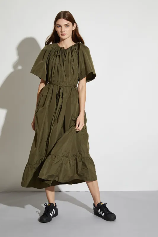 Sierra Dress, Olive sold by Saint Art
