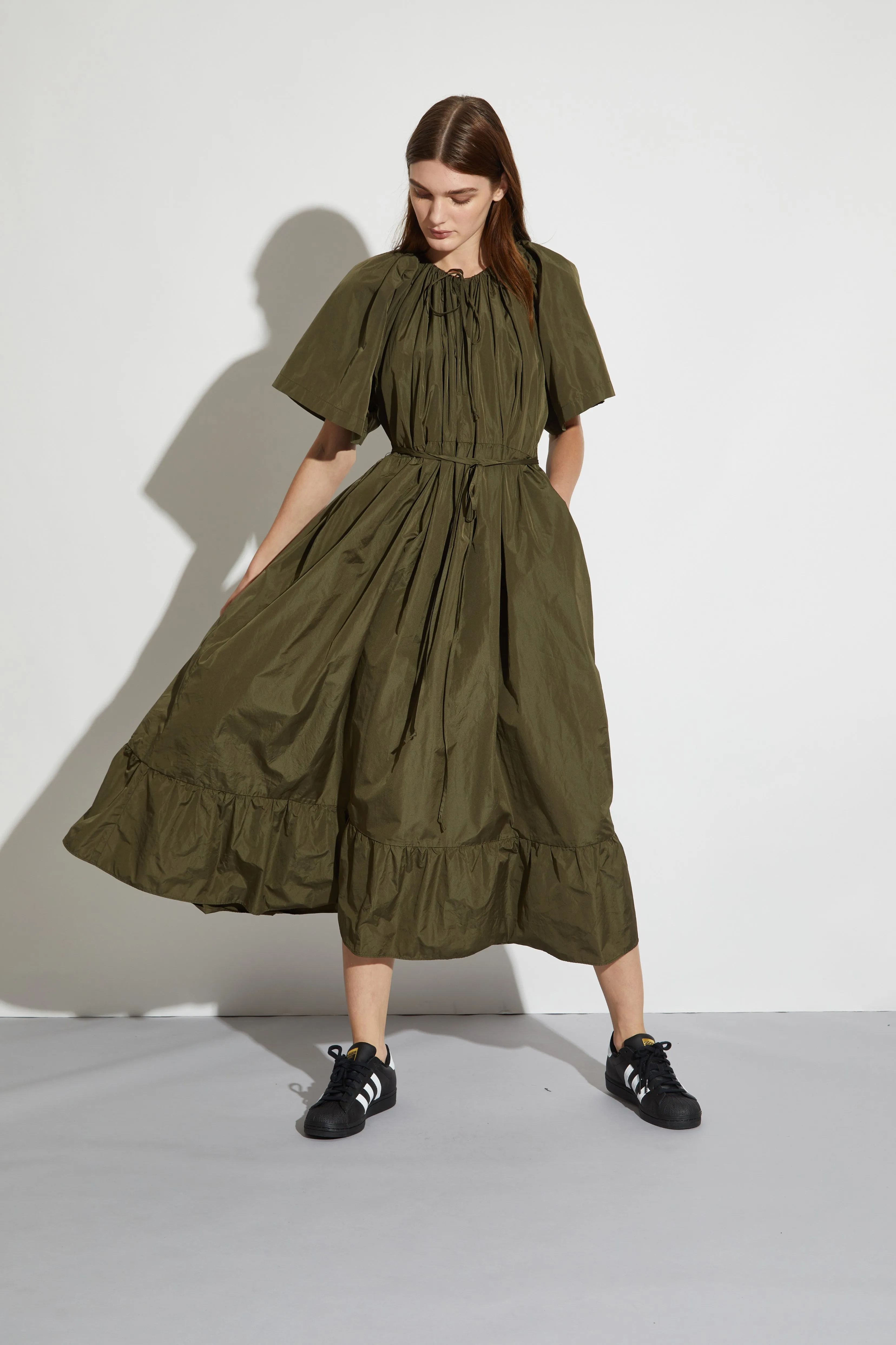 Sierra Dress, Olive sold by Saint Art product image thumbnail 5