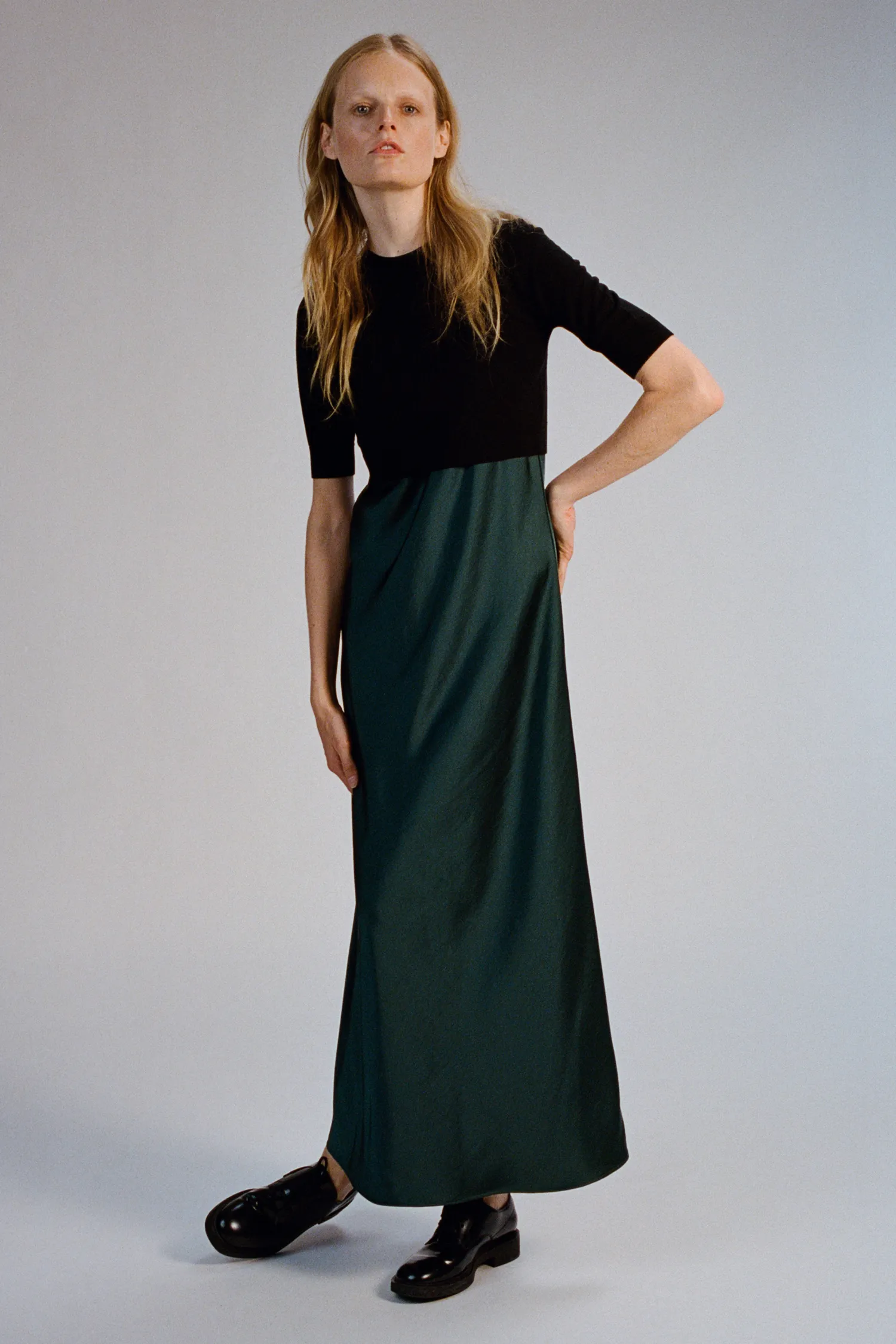 Haley Dress, Bottle Green sold by Saint Art product image thumbnail 2