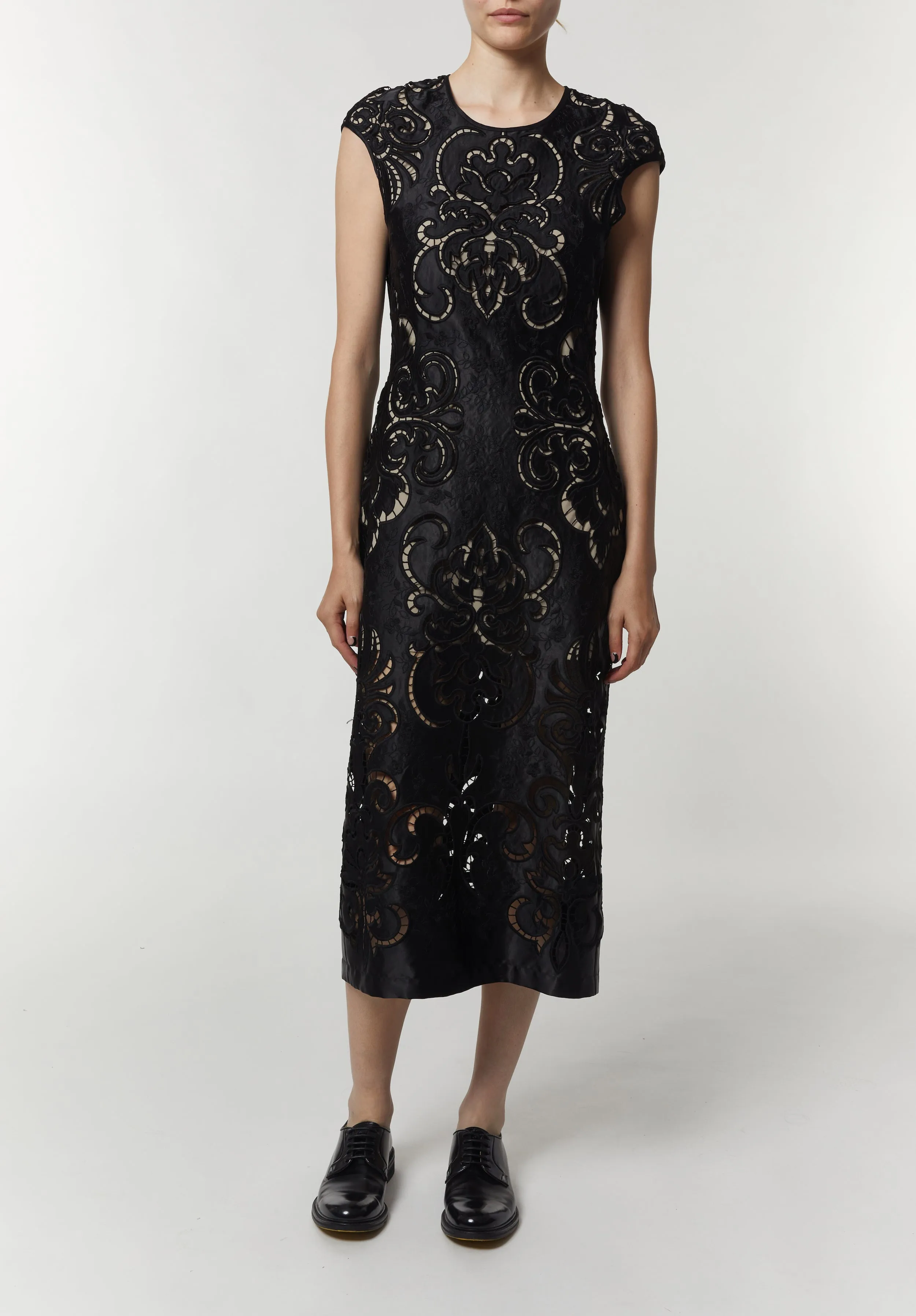 Aida Maxi Dress, Black Lace sold by Saint Art product image thumbnail 4