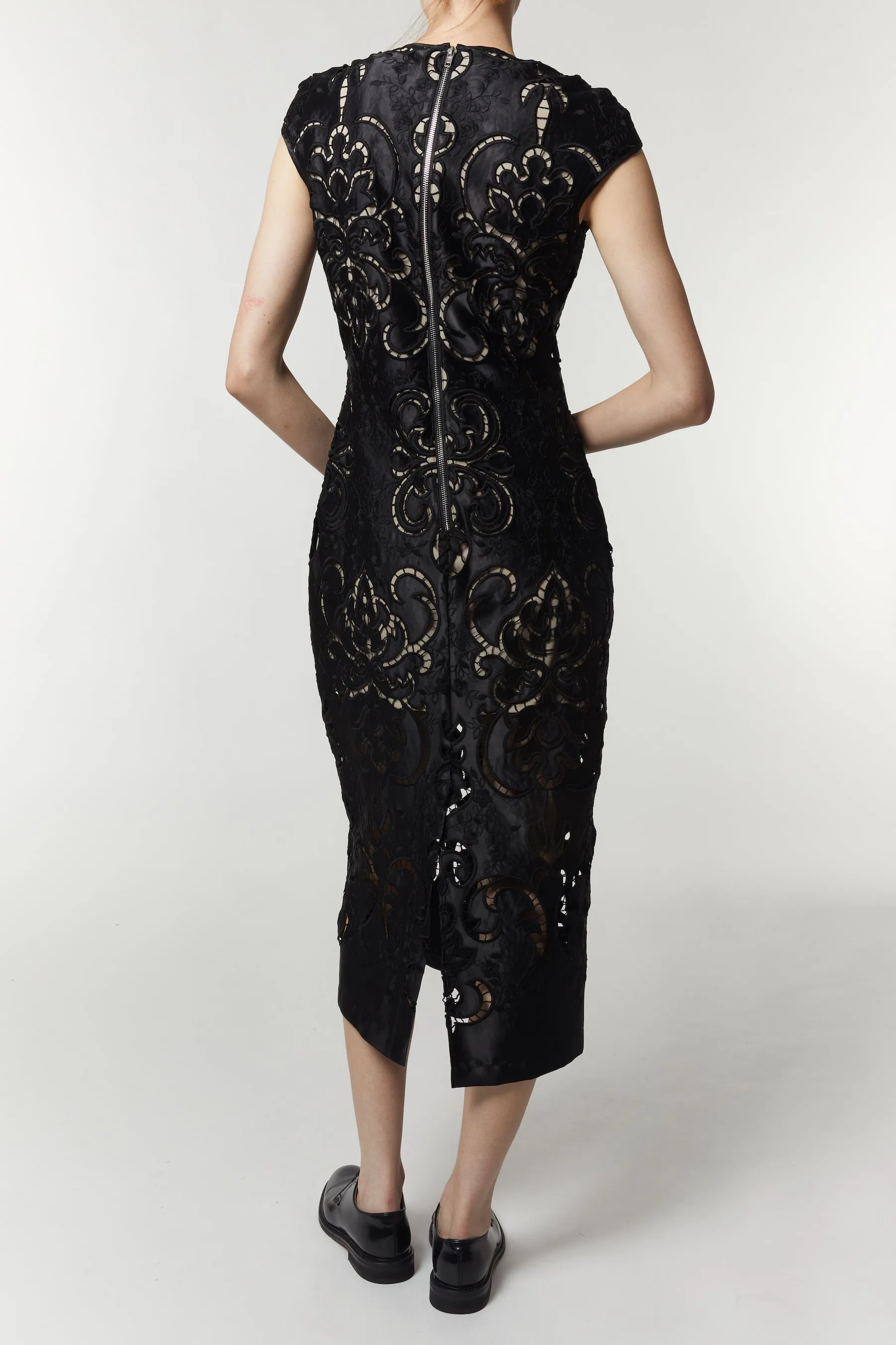 Aida Maxi Dress, Black Lace sold by Saint Art product image thumbnail 5