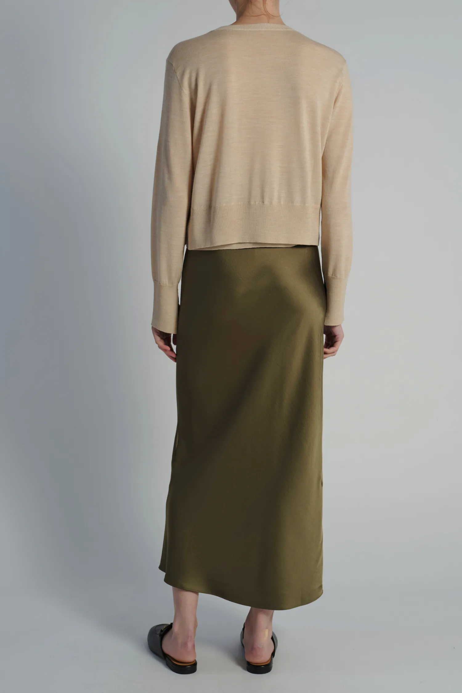 Talia Charmeuse Midi Skirt sold by Saint Art product image thumbnail 3
