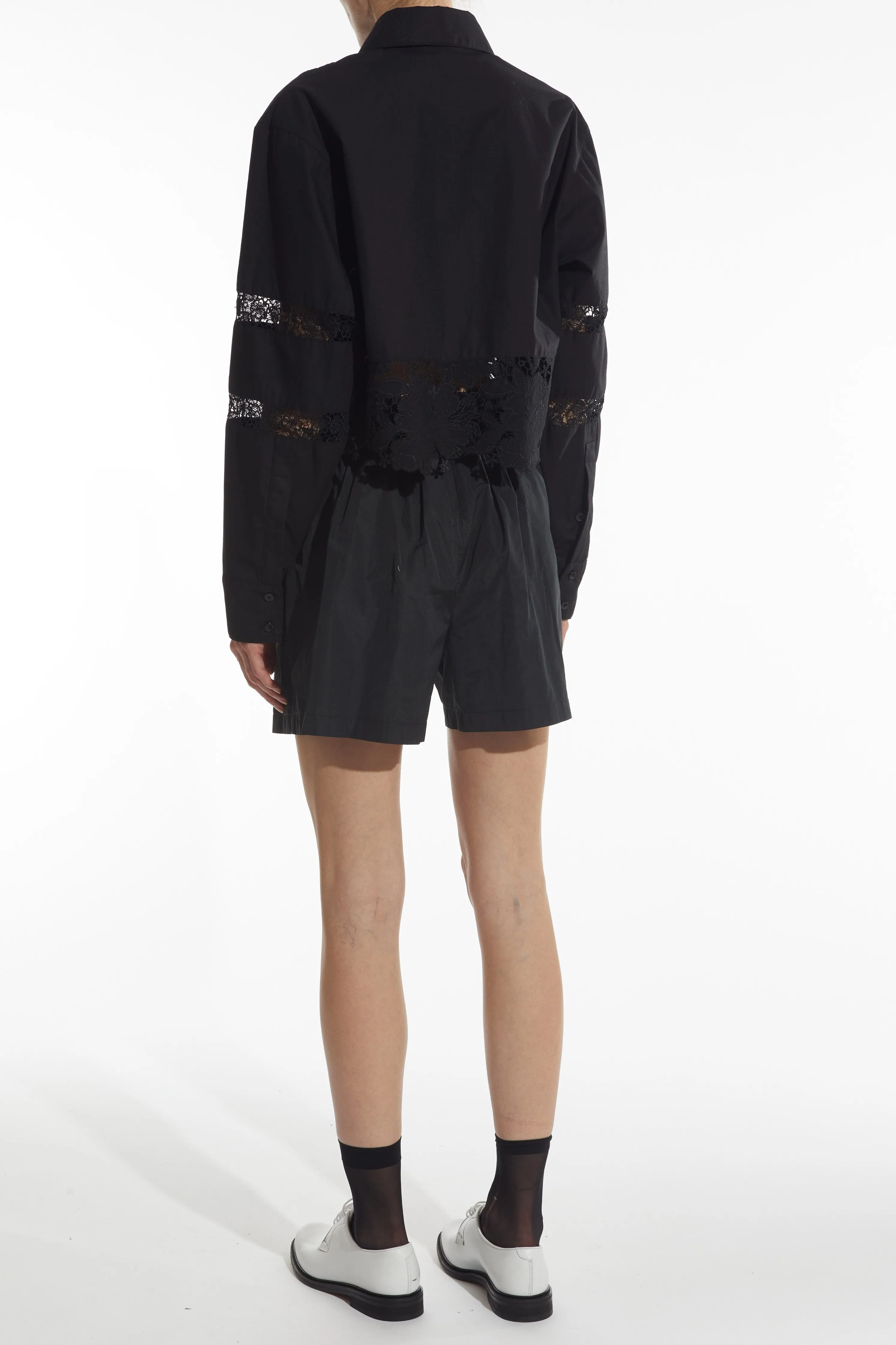 Saskia Mixed Lace Blouse, Black sold by Saint Art product image thumbnail 5