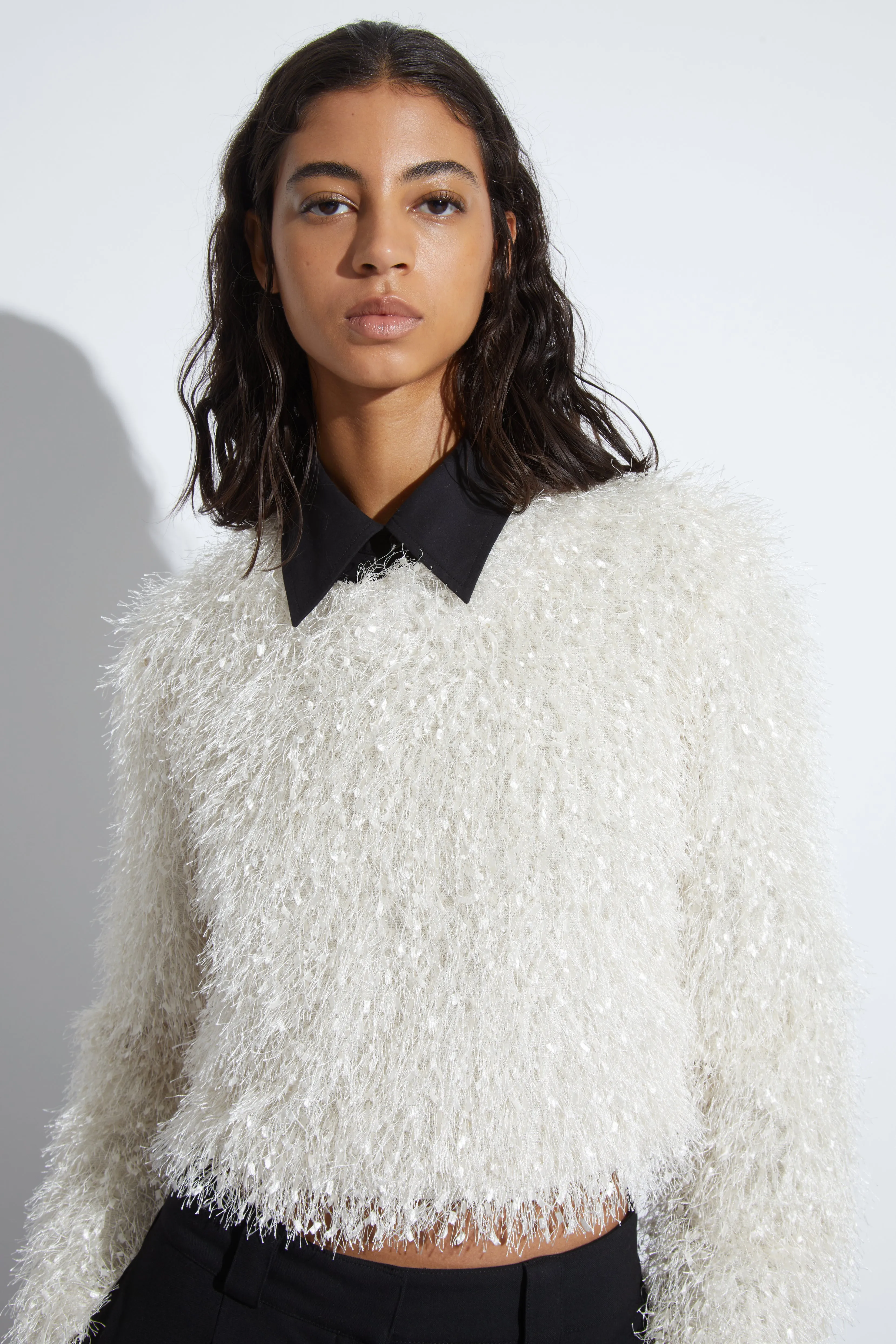 Greta Feather Top, Eggshell sold by Saint Art product image thumbnail 4