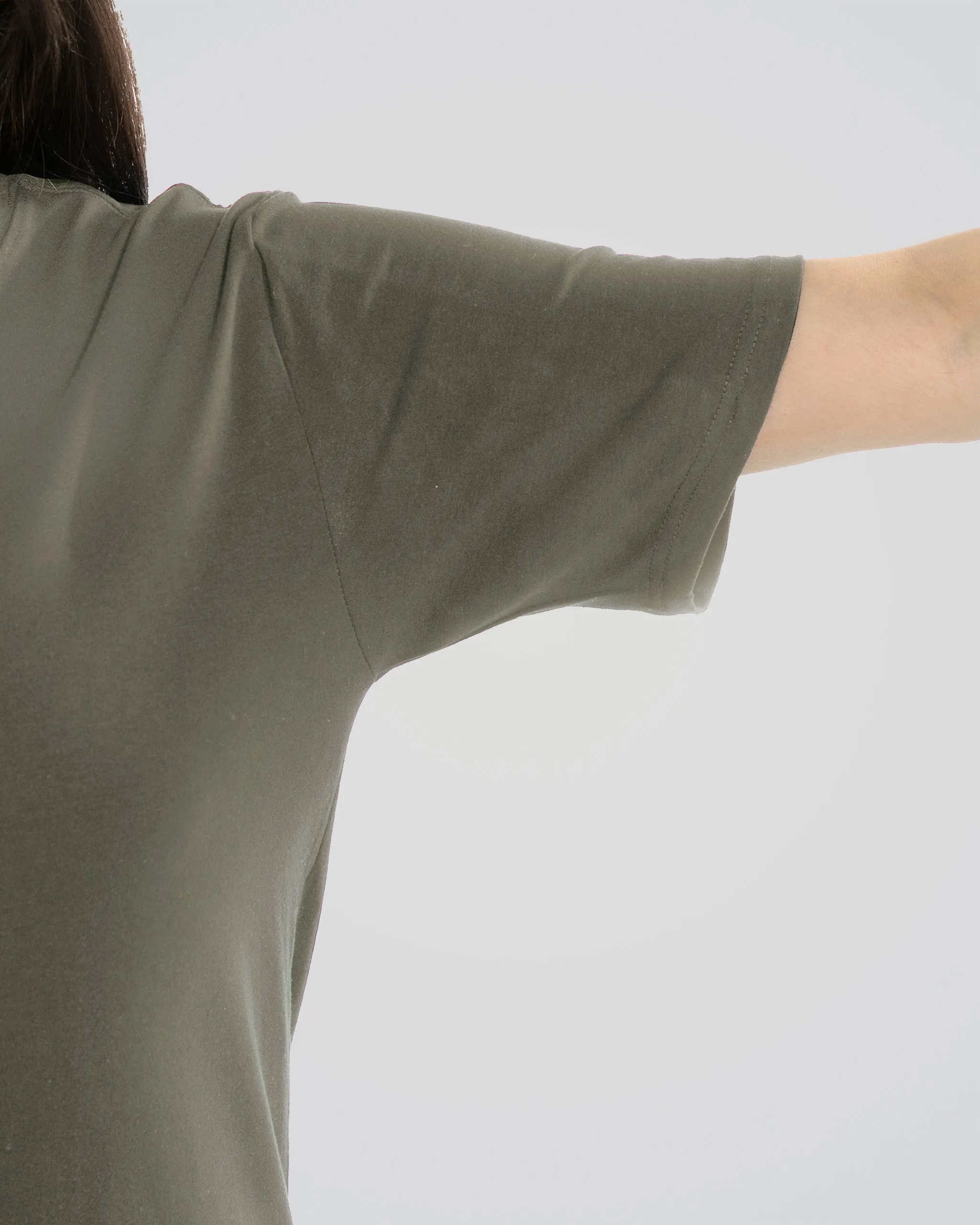 Sweat Proof Crewneck T-Shirt for Women sold by Social Citizen product image thumbnail 3