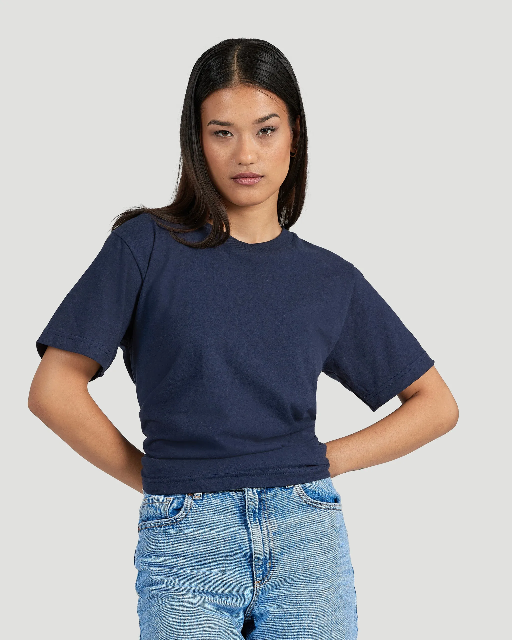 Sweat Proof Crewneck T-Shirt for Women sold by Social Citizen product image thumbnail 5