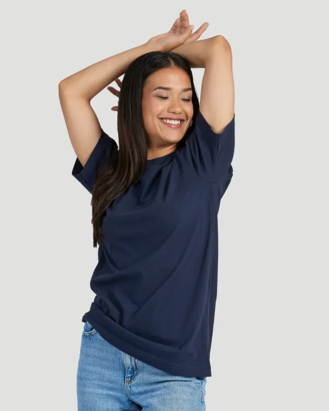 Sweat Proof Crewneck T-Shirt for Women sold by Social Citizen