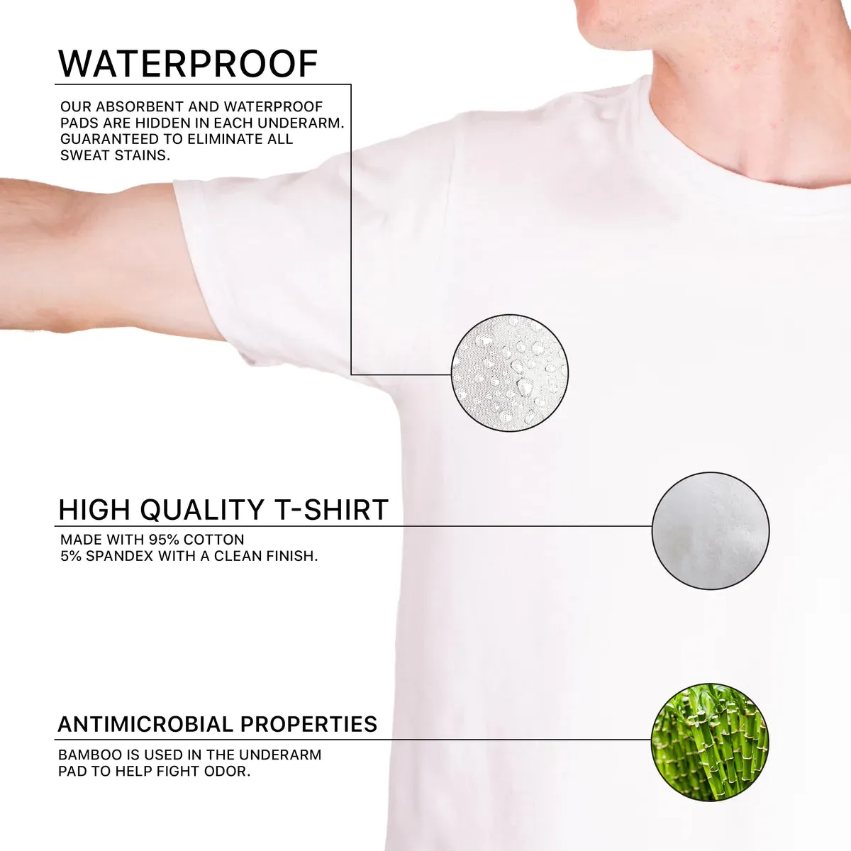 Sweat Proof Crewneck T-Shirt for Men sold by Social Citizen product image thumbnail 4