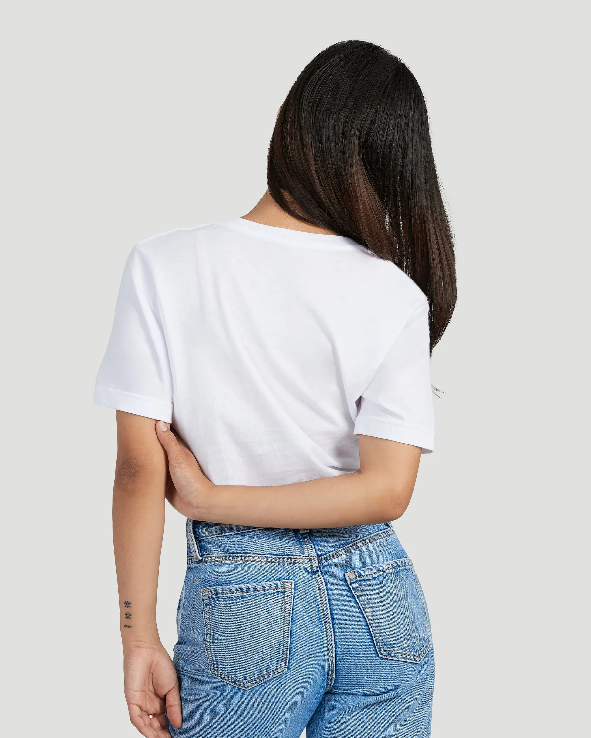 Sweat Proof V-Neck T-Shirt for Women sold by Social Citizen product image thumbnail 5