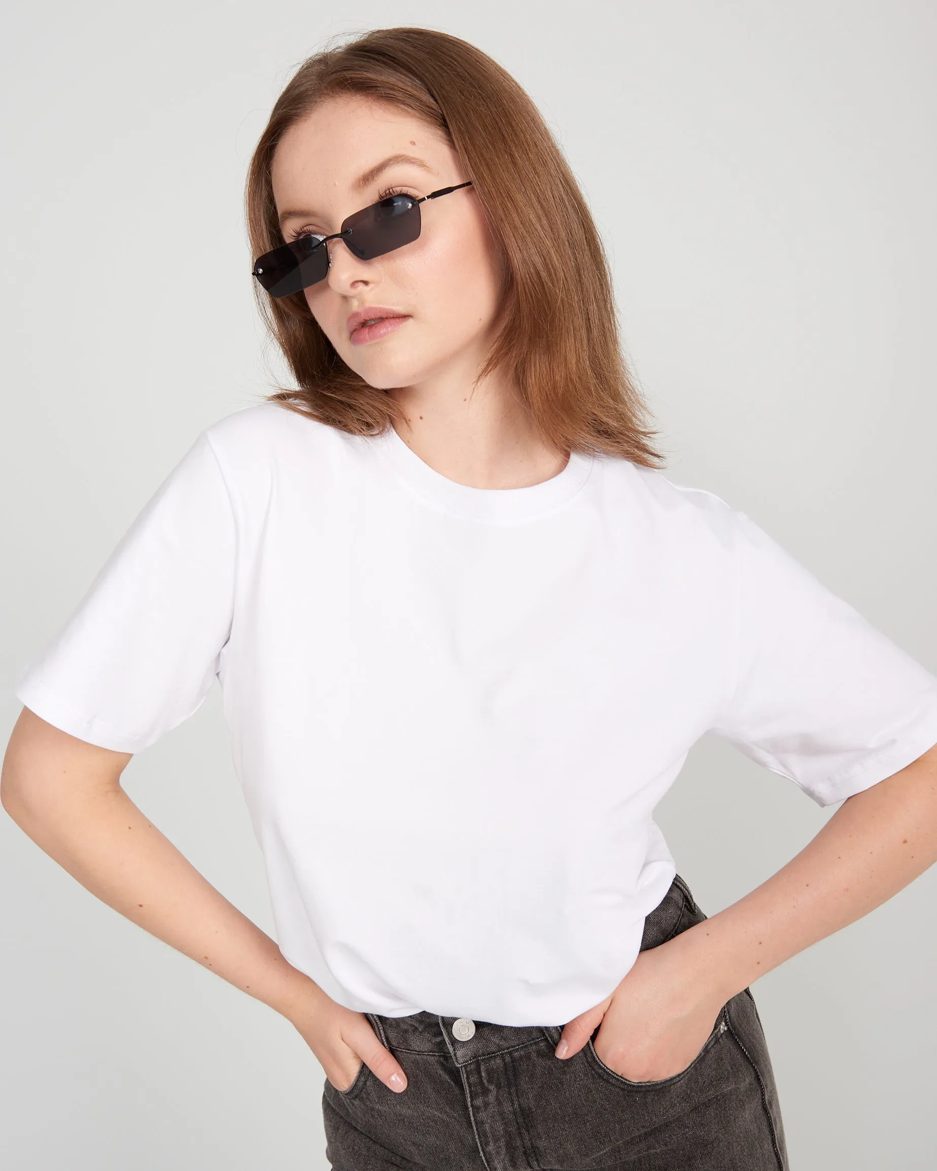 Sweat Proof Crewneck T-Shirt for Women sold by Social Citizen product image thumbnail 2