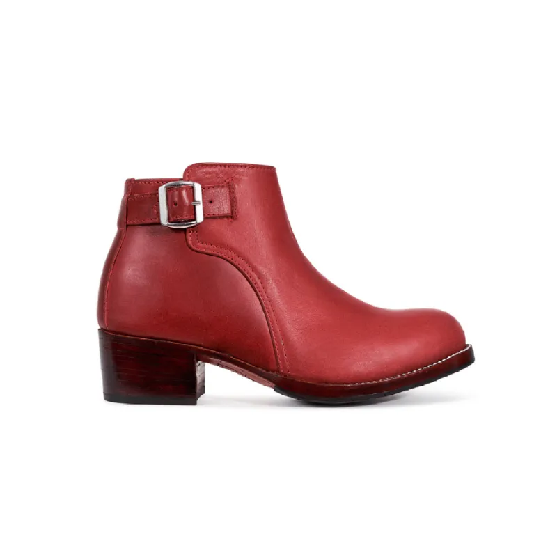 The Carmen in Pomegranate - (av) sold by Adelante Shoe