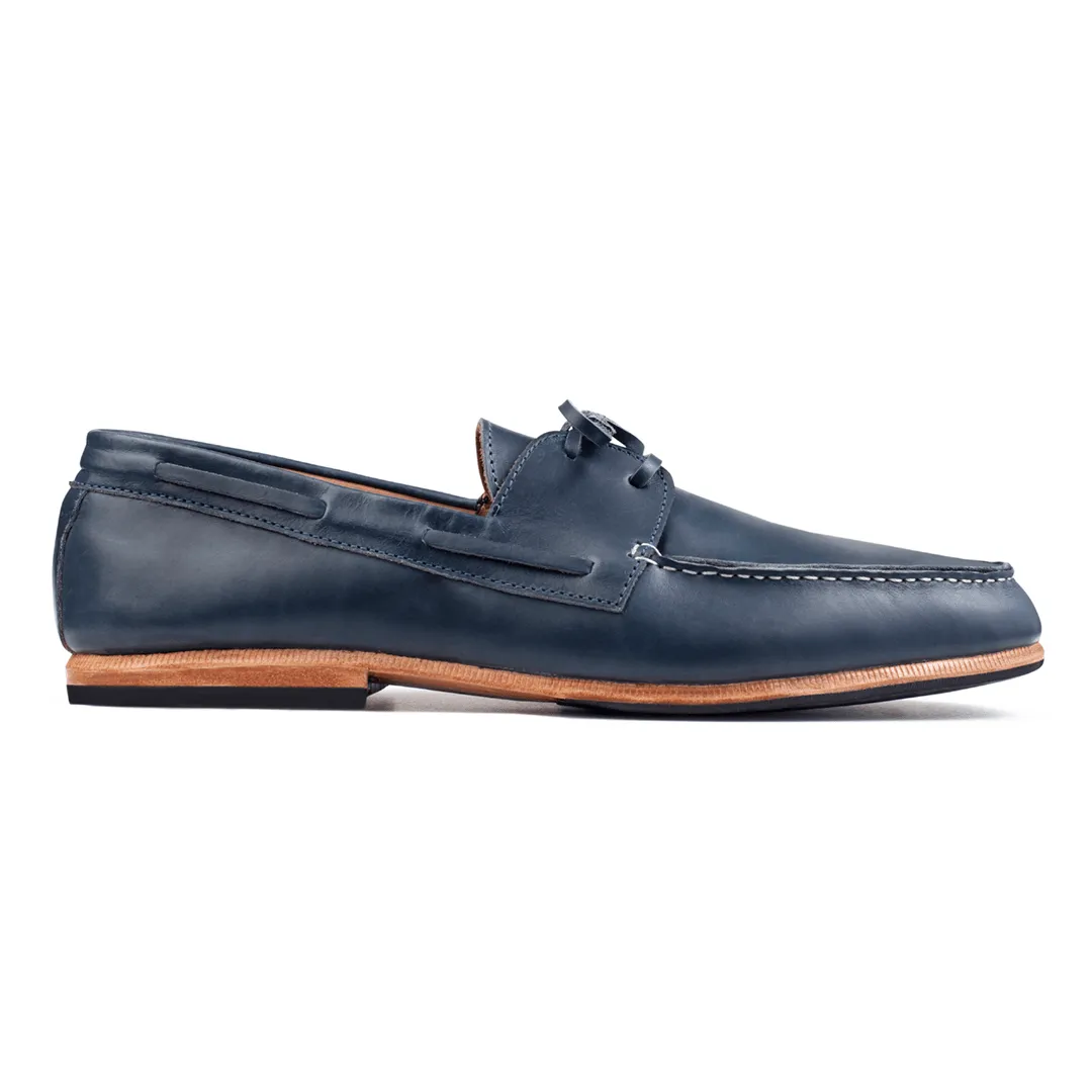 The Nautico in Denim Blue ~ Wide sold by Adelante Shoe