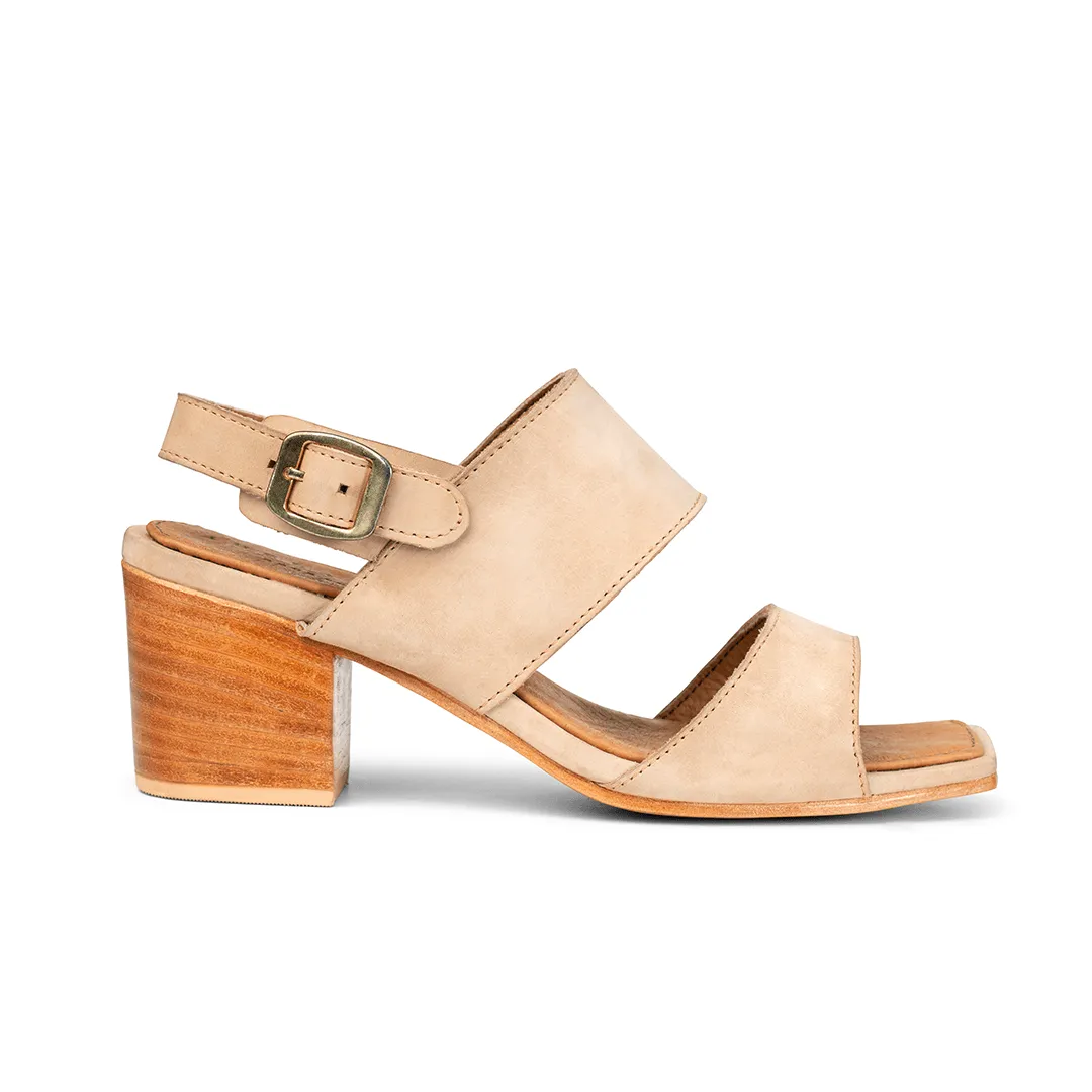 The Serena in Oatmeal ~ Super Wide sold by Adelante Shoe