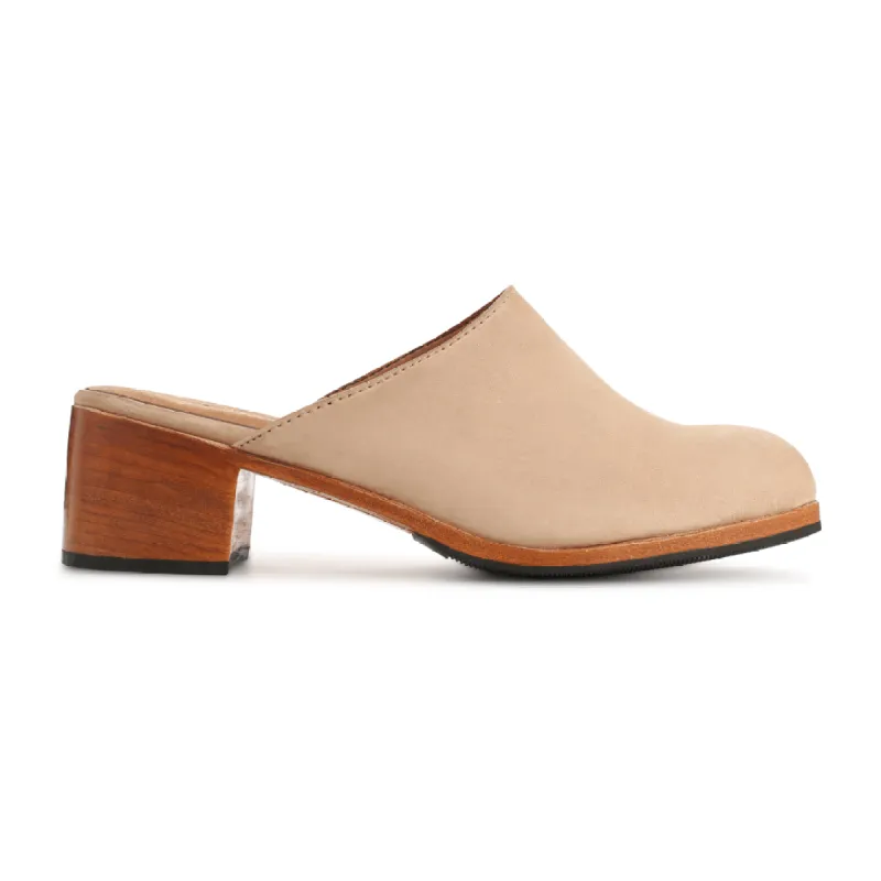 The Camila in Oatmeal ~ Wide sold by Adelante Shoe