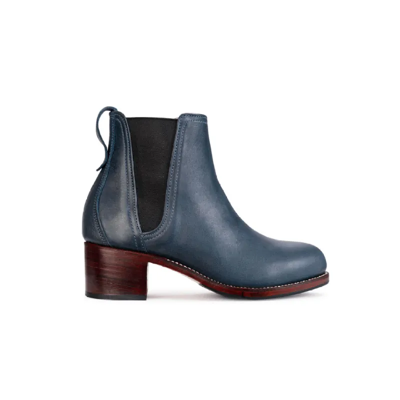 The Catalina in Denim Blue ~ Super Wide sold by Adelante Shoe
