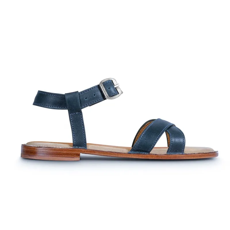 The Isabela in Denim Blue ~ Wide sold by Adelante Shoe