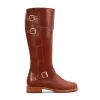 The Reina in Chestnut ~ Very Wide ~ Standard Calf 39cm sold by Adelante Shoe