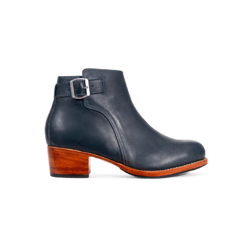 The Carmen in Denim Blue ~ Standard/Narrow sold by Adelante Shoe