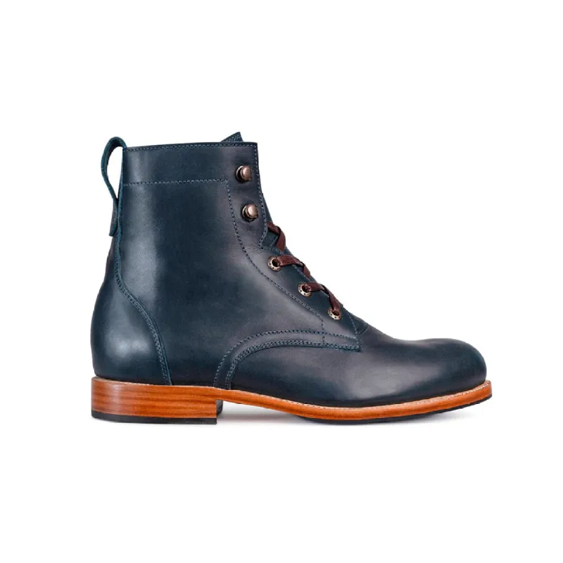 The Havana in Denim Blue ~ Wide sold by Adelante Shoe