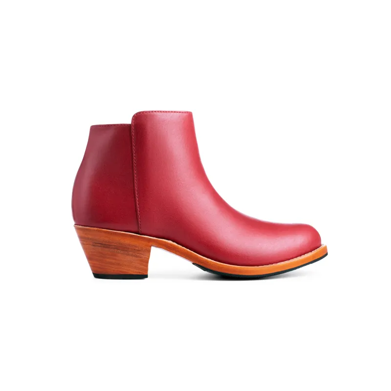 The Granada in Pomegranate ~ Super Wide sold by Adelante Shoe