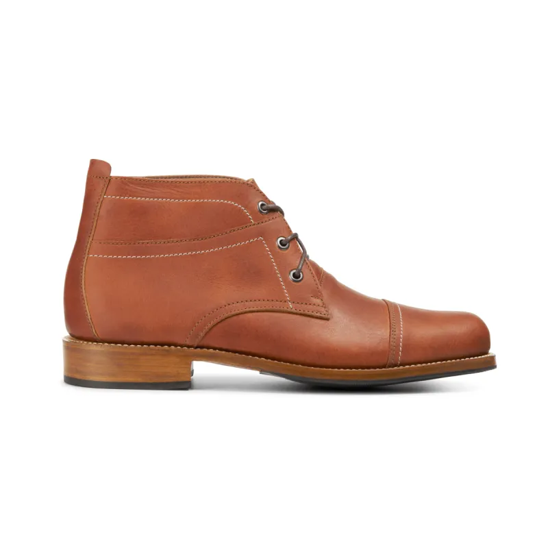 The Valparaiso in Caramel ~ Super Wide sold by Adelante Shoe