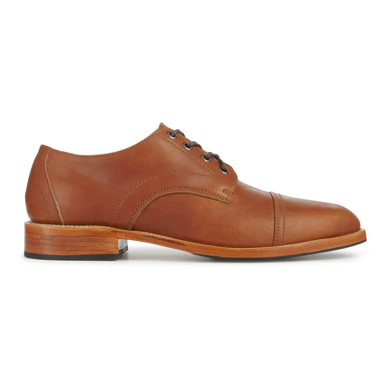 The Marco in Caramel - (av) made by Adelante Shoe