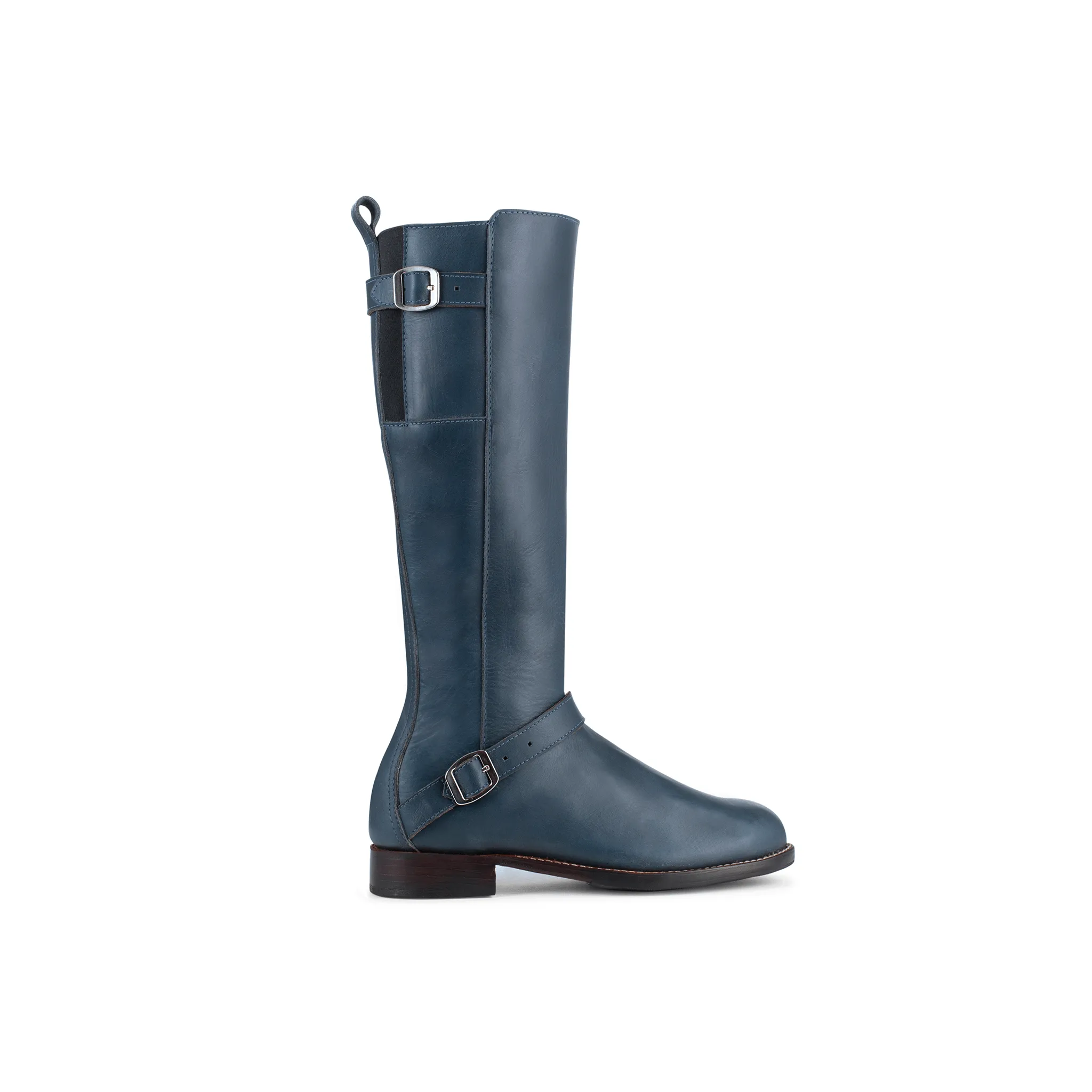 The Reina in Denim Blue ~ Very Wide ~ Narrow Calf 31cm sold by Adelante Shoe product image thumbnail 2