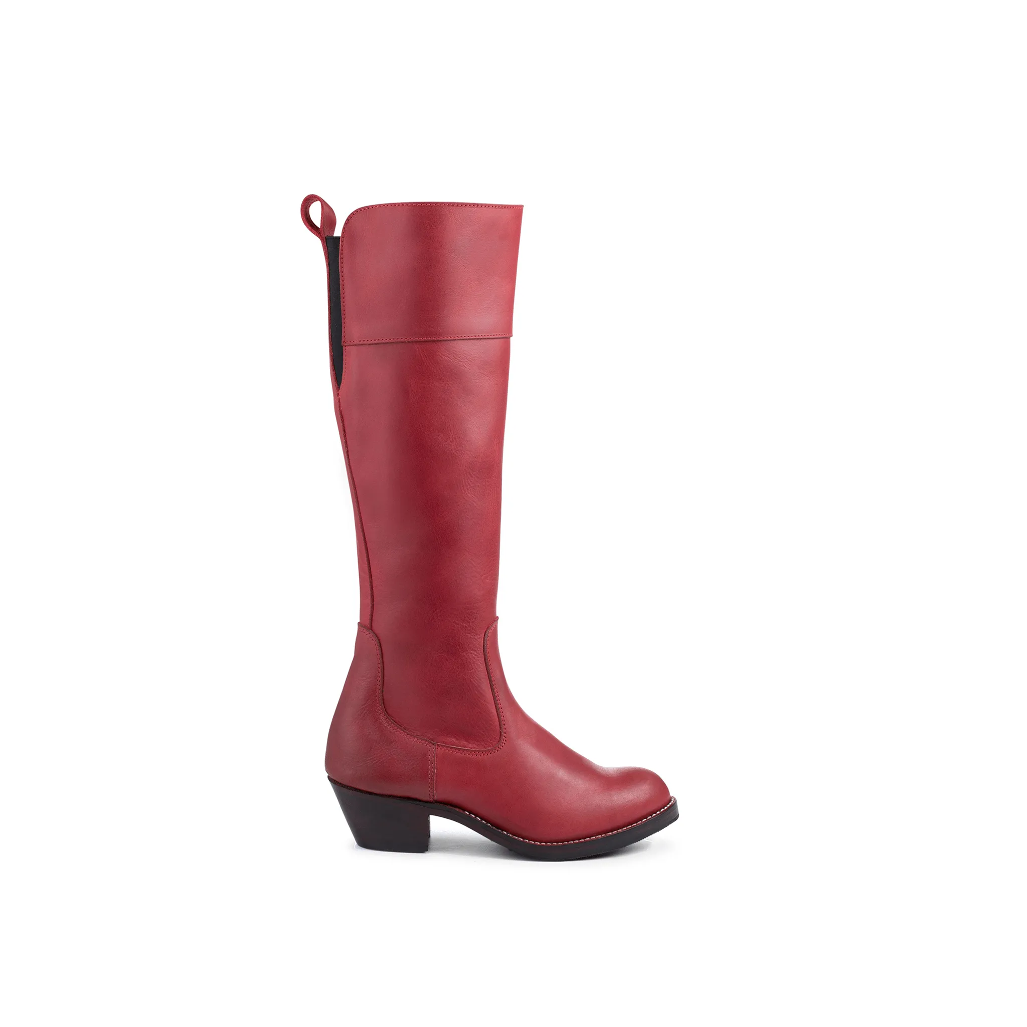 The Condesa in Pomegranate ~ Wide ~ Narrow Calf 31cm sold by Adelante Shoe product image thumbnail 2