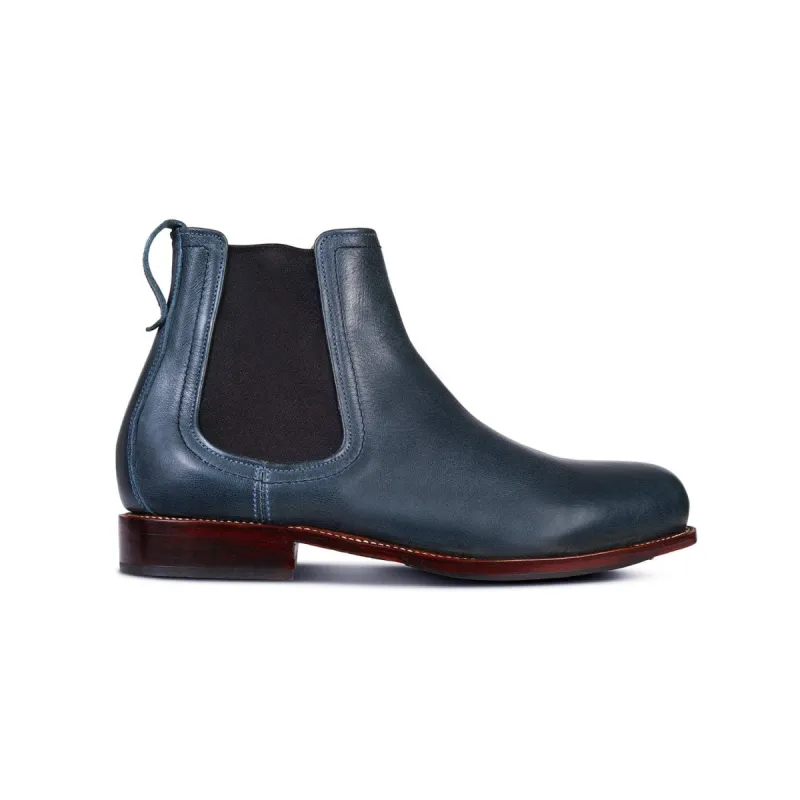 The Mendoza in Blue ~ Wide sold by Adelante Shoe