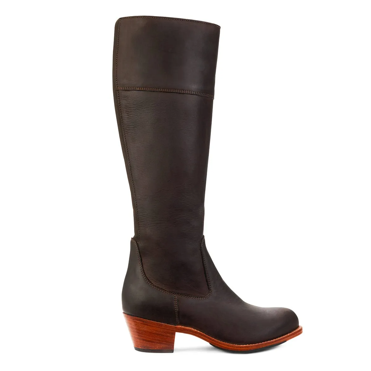 The Condesa in Mahogany ~ Standard/Narrow ~ Standard Calf 37cm sold by Adelante Shoe