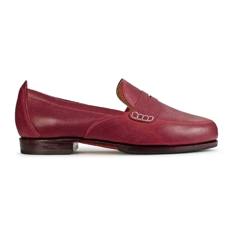 The Sabina in Pomegranate ~ Super Wide sold by Adelante Shoe