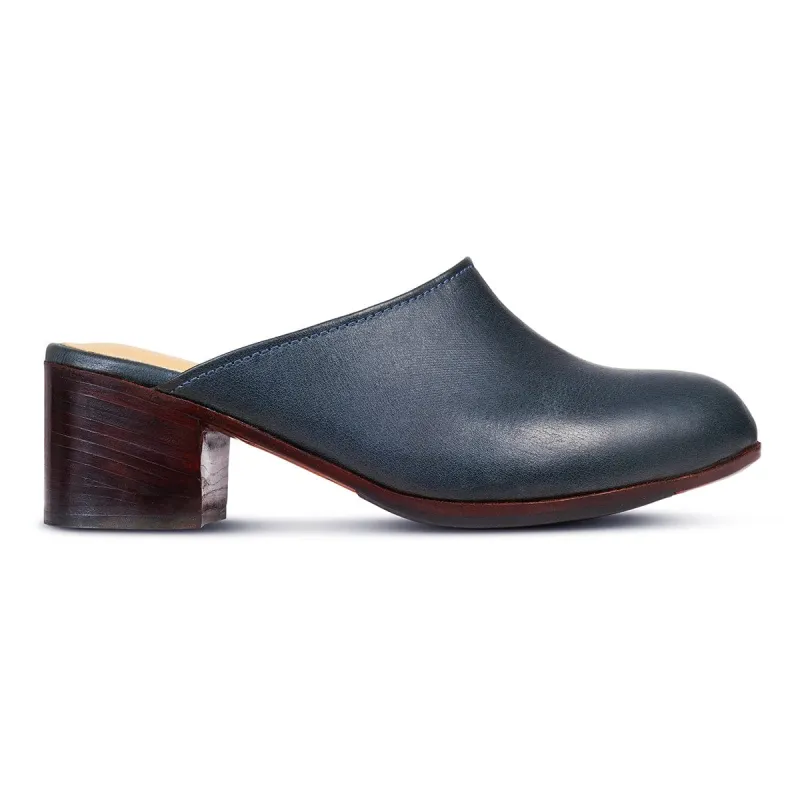 The Camila in Denim Blue ~ Super Wide sold by Adelante Shoe