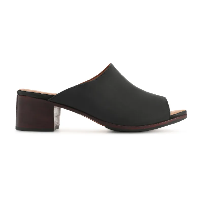 The Peep Toe Camila in Black ~ Standard/Narrow sold by Adelante Shoe