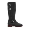The Reina in Black ~ Wide ~ Wide Calf 47cm sold by Adelante Shoe