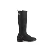 The Reina in Black ~ Wide ~ Wide Calf 47cm sold by Adelante Shoe