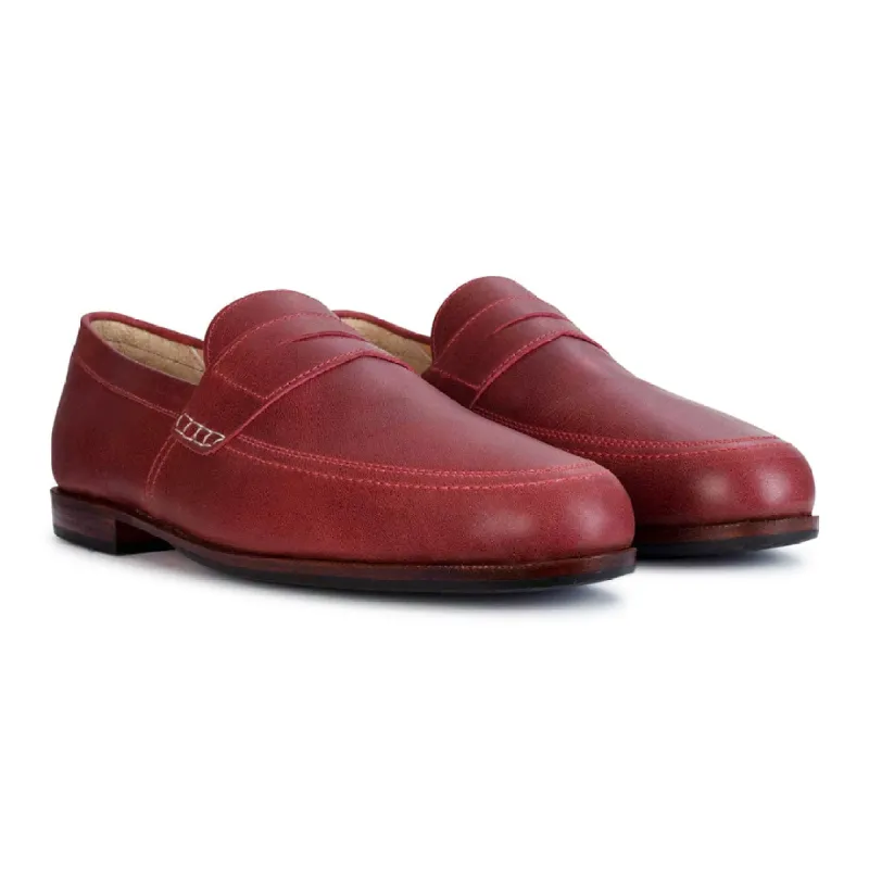 The Lorenzo in Pomegranate ~ Wide sold by Adelante Shoe